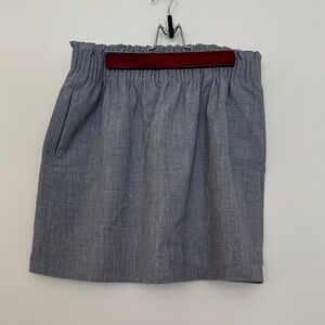 J. Crew Classic Gray Mini Skirt
